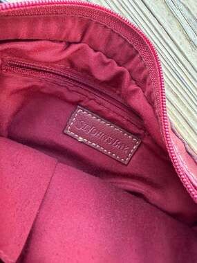 St. John's Bay Red Leather Crossbody Bag